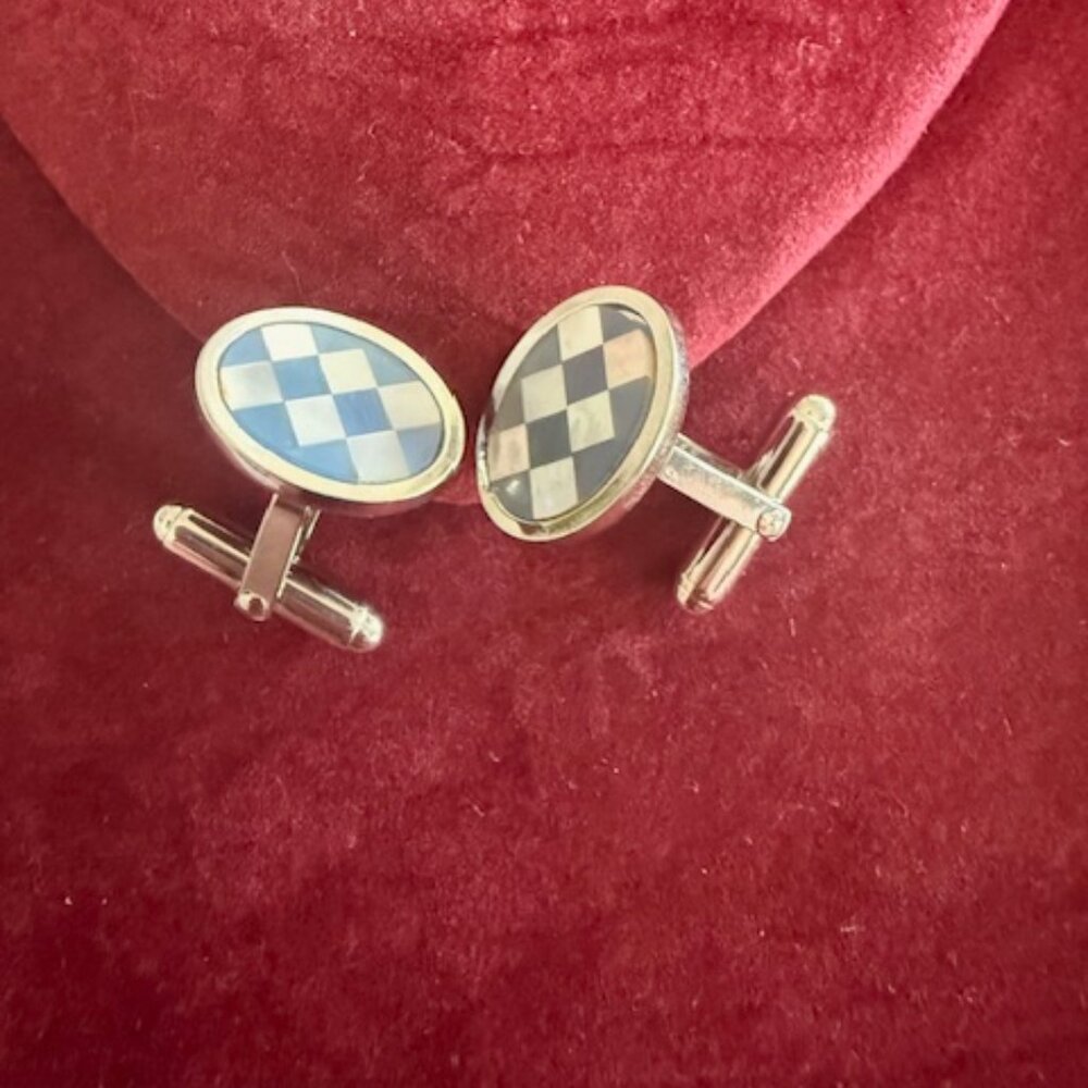 a&z sterling cufflinks